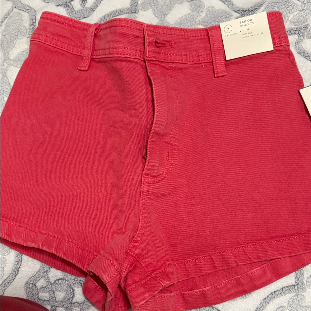 Universal Thread High Waist Red Shorts